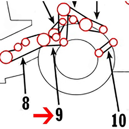 Aftermarket H176765 Header And Reel Pump Powershift Belt Fits John Deere 9540 9560 9580 COB40-0742